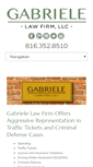 Mobile Screenshot of gabrielelawfirm.com